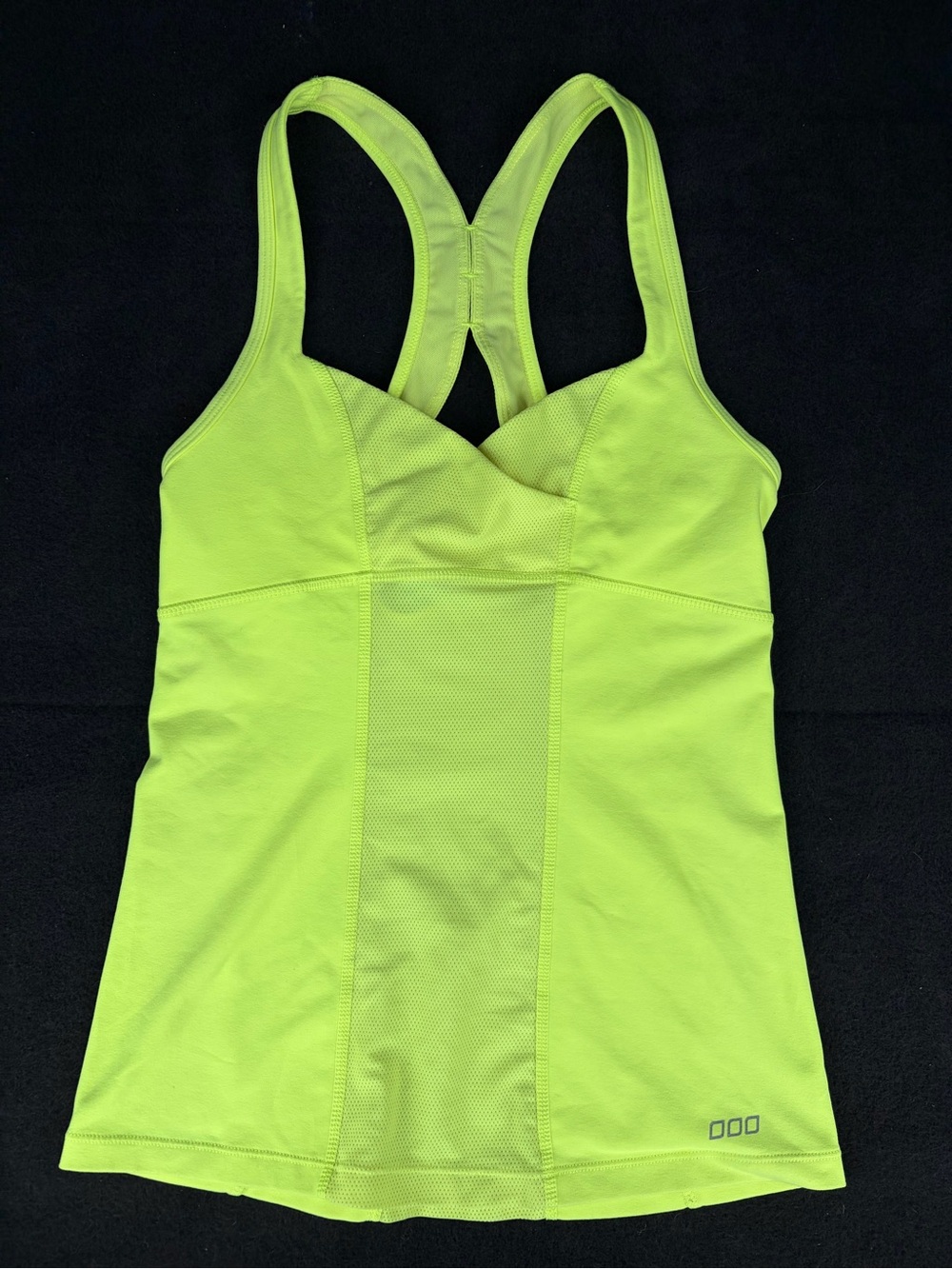 Lorna Jane Neon Yellow Activewear Tank Top Size M